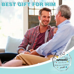 Dad Gifts Cool Mens for Dad Men Clear Acrylic Plaque Sentimental Gifts for Dad Birthday Gifts for Father in Law Papa Step Dad