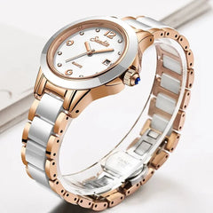 Fashion Women Watch Rose Gold Ladies Bracelet Watches Girl