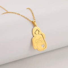 Mother Day Necklace Mom Family Baby New Born Gift