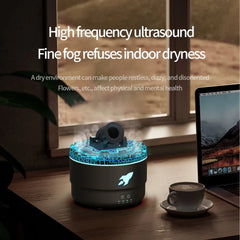 Cannon Aromatherapy Diffuser Jellyfish Spray Air Humidifier 7Colour Gradient Night Light