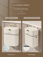 Youqin Wall-Mounted Trash Can Storage Kitchen Supplies