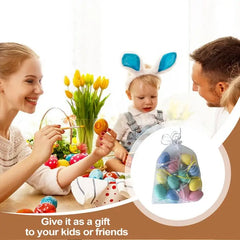 Colorful Eggs For Easter 12X Colorful Toy Eggs Easter Egg Decoration Tree Basket Reusable Egg Decor Spring Holiday Ornament For
