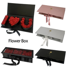 I Love You Flower Gift Box Mother's Day Rectangle Wedding Candy Chocolate Packaging Boxes Birthday Party Packing Decoration