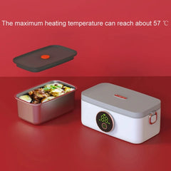 Electric Heating Lunch Box Wireless Portable USB Rechargeable Lunch Box 1000ml