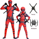 Adult Deadpool Costume Men Women Kids Cosplay Mask