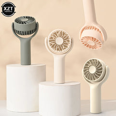 Rotatable Mini Portable Handheld Ventilador Electric Air Cooling Fan USB Rechargeable Outdoor Travel Hand Fans for Women Gifts
