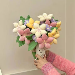 Plush Doll Bouquet Graduation Handheld Flower Birthday Gift Girl Giving Girlfriend Mom Teacher Nurse Mother'S Day Birthday Gift