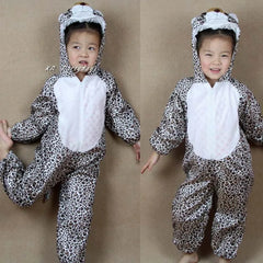 Kids Animal Giraffe Bee Zebra Monkey Horse Anime Jumpsuits Clothing Party Birthday Cosplay Halloween Costume