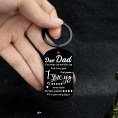 Father’s Day Gifts Keychain Birthday Gift Fathers Day Best Older Dad Ever Awesome Sentimental Key Chain