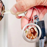 Personalised Double Side Picture Keychain Custom Photo Memorial Photograph Keyring for Family Father Mother’s Day Gfit Key Chain