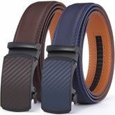 Men Leather Belt Alloy Automatic Buckle Male Belt Man Fashion Belts Genuine Leather Luxury Belts for Men Business Designer Blue