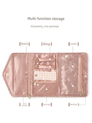 Exquisite Jewelry Travel Portable Ring Cosmetics Bag