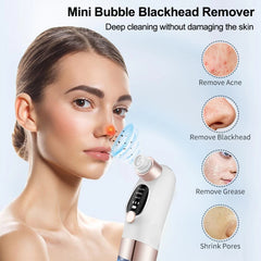 Blackhead Remover Pore Vacuum Cleaner Multifunctional Cleaning Instrument Small Bubble Facial Cleasing Machine Beauty Device