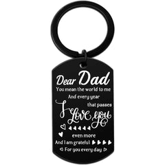 Father’s Day Gifts Keychain Birthday Gift Fathers Day Best Older Dad Ever Awesome Sentimental Key Chain
