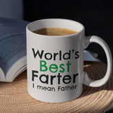 Letter Printed Ceramic Coffee Mug World's Best Father Mug Gifts for Dad Unique Father's Day Birthday Holiday Party Gift Birthday