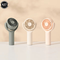 Rotatable Mini Portable Handheld Ventilador Electric Air Cooling Fan USB Rechargeable Outdoor Travel Hand Fans for Women Gifts