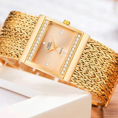 Ladies Wrist Watches Woman Famous Brand Dress Square Design Female