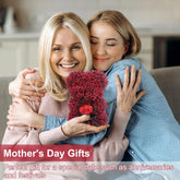 Rose Teddy Bear Mom Girlfriend Birthday Gifts Women Rose Teddy Bear Artificial Flower Anniversary Valentines Day Birthday Gift