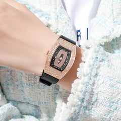 New Top Luxury Watches For Woman Famous Crystal Silicone Jelly Quartz Watch