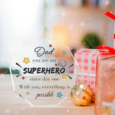 Dad Gifts Cool Mens for Dad Men Clear Acrylic Plaque Sentimental Gifts for Dad Birthday Gifts for Father in Law Papa Step Dad