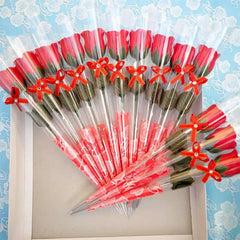 10Pcs Valentines Day Gift for Girlfriend Single Head Artificial Rose Flowers Girl Friend Wedding Flower Decoration Rose Bouquet