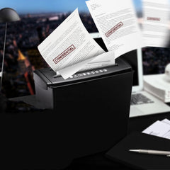 High Quality 10L Mini Desktop Electric Shredder Electric Cutting File Shredder Strip Office Home Paper Shredder