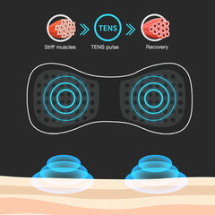 Electric Pulse Neck Massager EMS Cervical Massage For Neck Back Eletric muscle stimulator Tens electrostimulator