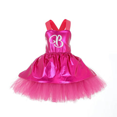 Kids Halloween Cosplay Costume Summer Clothing Children Carnival Costumes Girls Pink Princess Dress Birthday Party Dresses