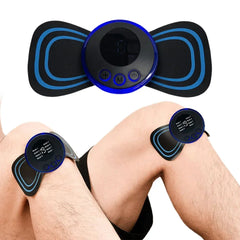 EMS Electric Pulse Neck Massager Cervical Massage Patch Back Sticker Muscle Stimulator