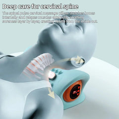 Electric Neck Massager USB Infrared Heating Airbag Neck Traction Vibration Shoulder Cervica