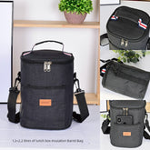 Round Thickened Pinny Fashion Lunch Box Insulation Bucket