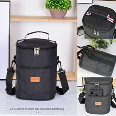 Round Thickened Pinny Fashion Lunch Box Insulation Bucket