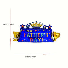 1set Large Best Dad Trophy Foil Balloons Spanish Father's Day Trophy Balloons Father's Day Party Decorations Dad Favorat Gifts