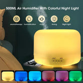 500ML Air Humidifier Essential Oil Diffuser Aroma Diffuse