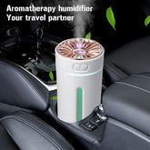 Wireless Car Air Humidifier Timing Auto-off USB Diffuser 300ml Portable Car Humidification