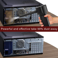 Compressed Air Duster For Computer, A/C air conditioner 51000 RPM Mini Electric Cordless