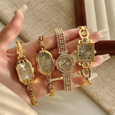 Women Watches Top Brand Luxury Wristwatches Ladies Fashion Gold Bracelet Watch Female Elegant Clock Women montre femme
