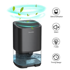 1000ml Dehumidifier With Basic Air Filter 2 in 1 Quiet Moisture Absorbers Cost-Effective Air Dehumidifier For Home Room Kitchen