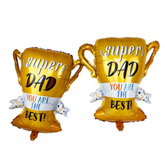 Super Dad Balloons Happy Father's Day Champagne Foil Helium Ball Champagne Beer Ballon Father's Day Gifts Supplies Globos