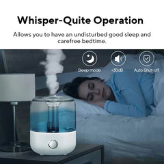 KINSCOTER 3L Air Humidifier Professional Large Capacity Home Humidifier Plant Mist Aroma Diffuser with Remote Control Timer