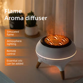 Flame Air Humidifier Dynamic Jellyfish Aroma Diffuser with Colorful Gradient