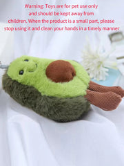 Avocado Style Squeaky Plush Toys Suitable For All Puppies And Pets