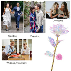 Mother's Day Gift 24K Foil Plated Roses Artifical Flowers