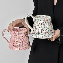 Mugs, practical water cups with hands, gift boxes, Christmas and New Year gifts, ceramic high aesthetic value