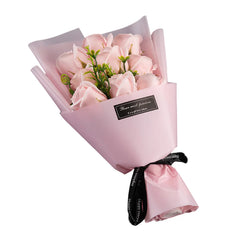 Valentines Day Gift Artificial Flower Rose Soap Bouquet Gift Box Flower