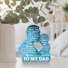 Standing Plates Decorations Customize Crafts Set up Tables Mother's Day Father's Day Halloween Christmas Gifts For Fathers New