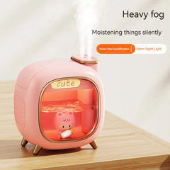 New mini USB double spray moe wa humidifier home bedroom night light aroma hydration spray air humidifier small gift