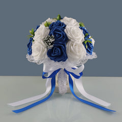 Elegant Rose Bouquet with Ribbon - Perfect Gift for Engagement Festive Decor Cultural Symbol Gift Best Christmas