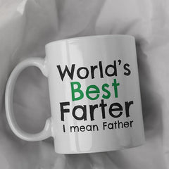 Letter Printed Ceramic Coffee Mug World's Best Father Mug Gifts for Dad Unique Father's Day Birthday Holiday Party Gift Birthday