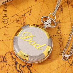 "The Greatest Dad" Pocket Watch - Exquisite Gift for Fathers, High - quality Metal Chain